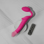 Vibrating Bendable Remote Strapless Strap-On