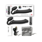 Vibrating Bendable Remote Strapless Strap-On