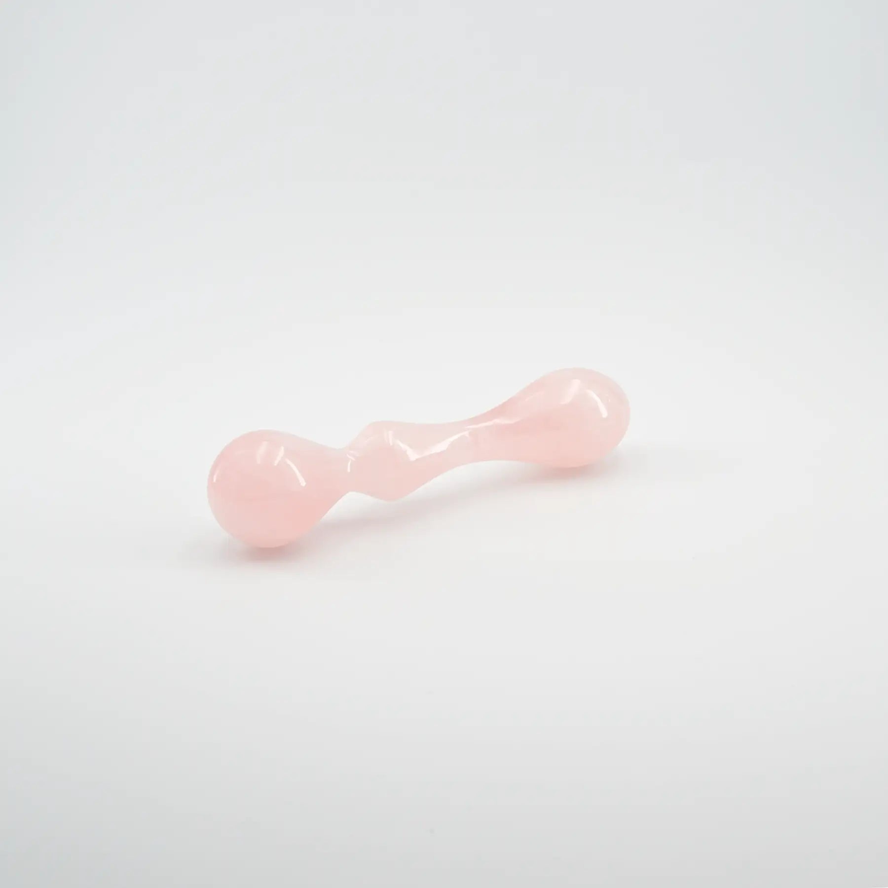 Vitalis Rose Quartz Wand / 7’’ Curved Double End Bulbous