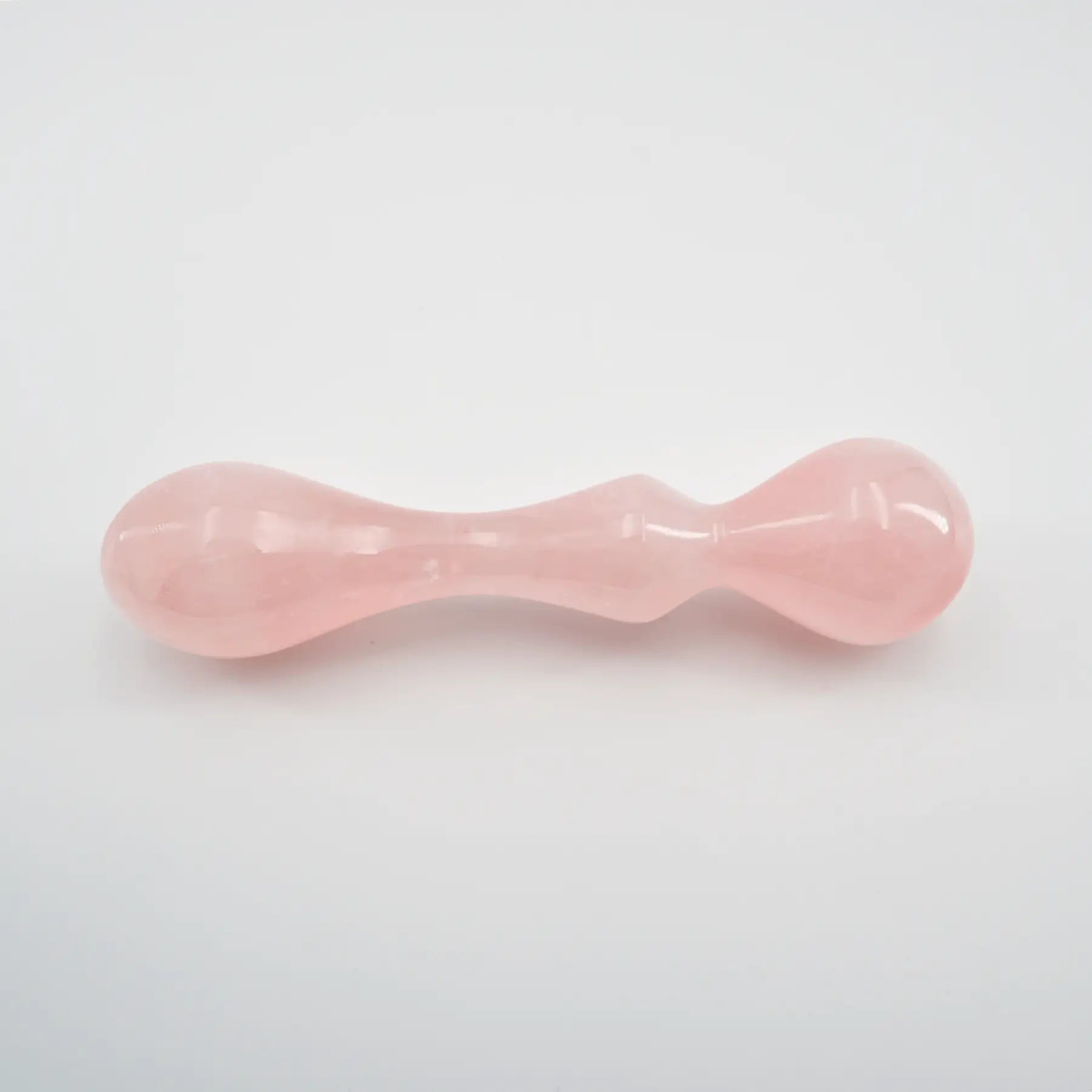 Vitalis Rose Quartz Wand / 7’’ Curved Double End Bulbous