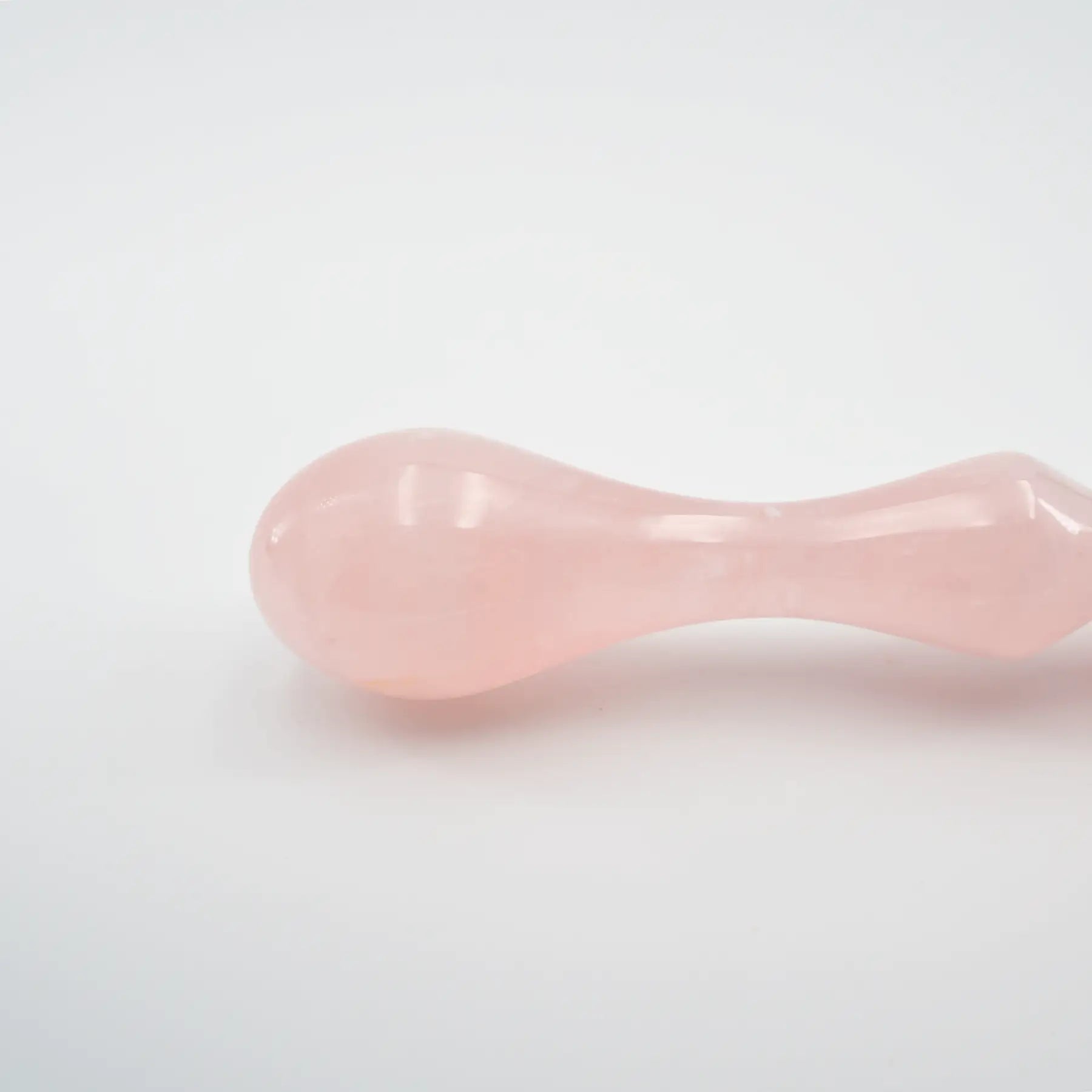 Vitalis Rose Quartz Wand / 7’’ Curved Double End Bulbous