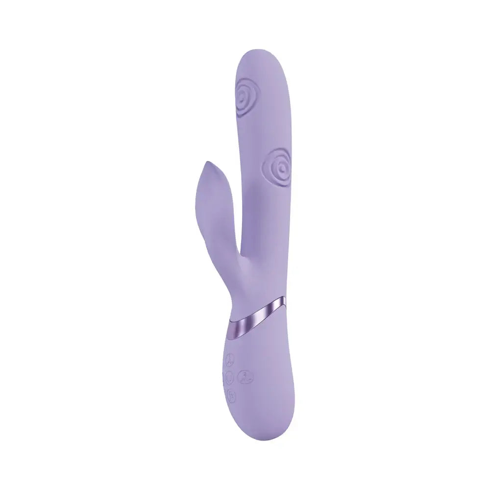 VIVE Fronda Rechargeable G-Spot and Tapping Leaf Clit Stimulator - Vibrator