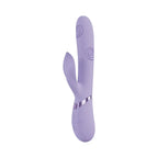 VIVE Fronda Rechargeable G-Spot and Tapping Leaf Clit Stimulator - Vibrator