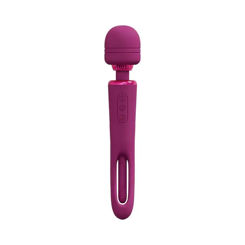 Vive Kiku Double Ended Wand Vibrator with G - Spot Flapping Stimulator - Rolik®