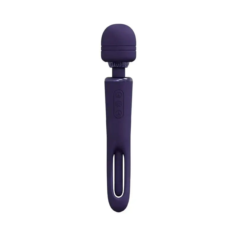 Vive Kiku Double Ended Wand Vibrator with G - Spot Flapping Stimulator - Rolik®