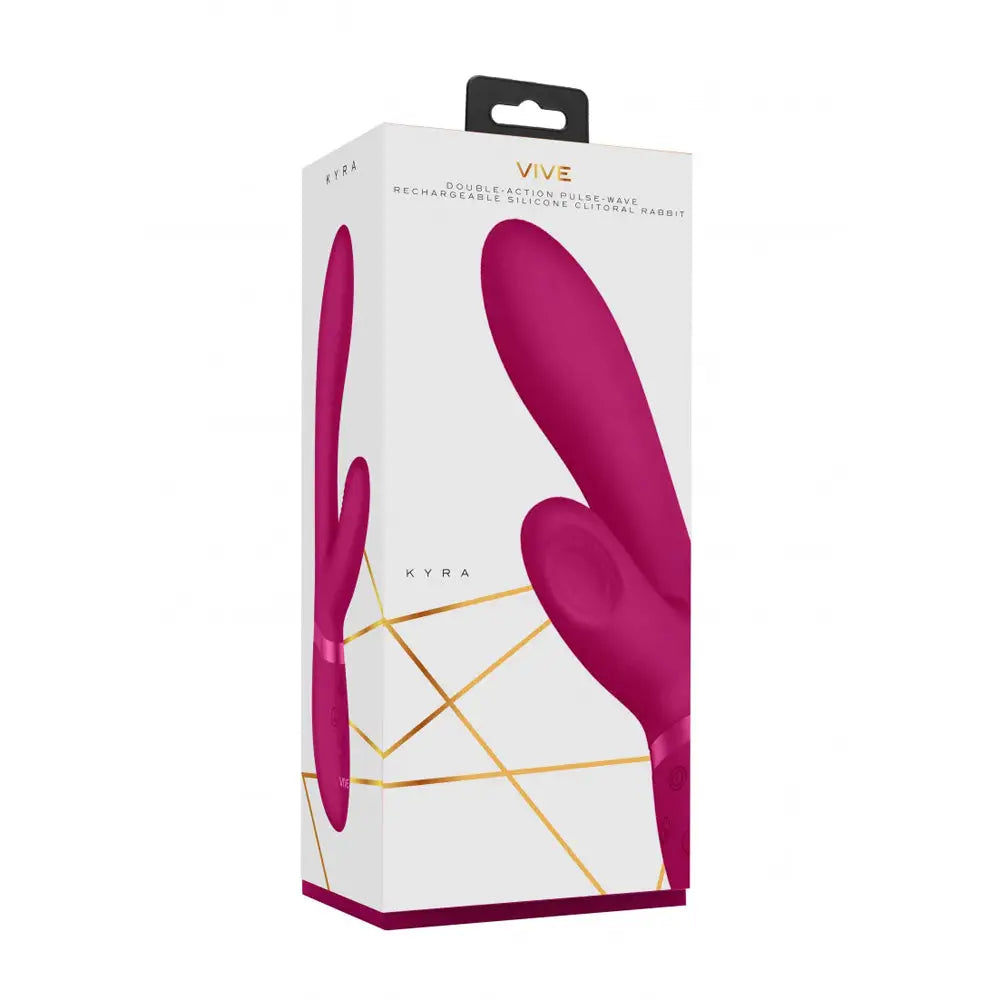 Vive Kyra Pulse Clitoral Rabbit Vibrator - Pink