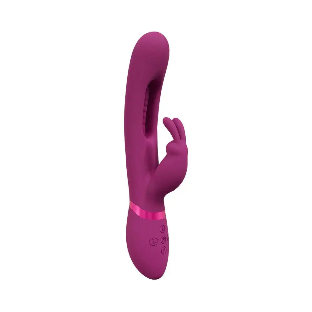 Vive Mika Triple Motor Vibrating Rabbit with G - Spot Flapping Stimulator - Rolik®