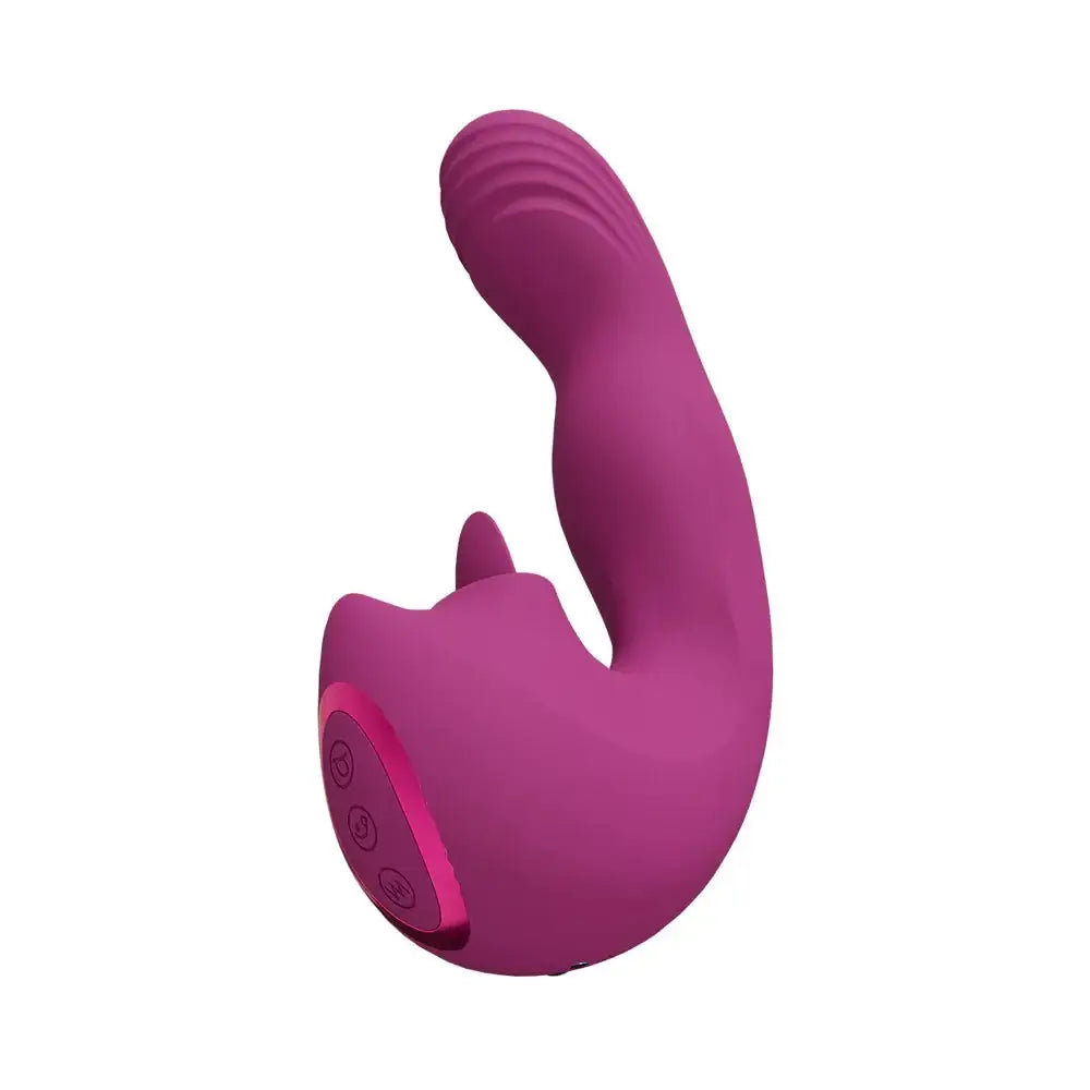 Vive Yumi Triple Motor G - Spot Finger Motion Vibrator and Flickering Tongue Stimulator - Rolik®