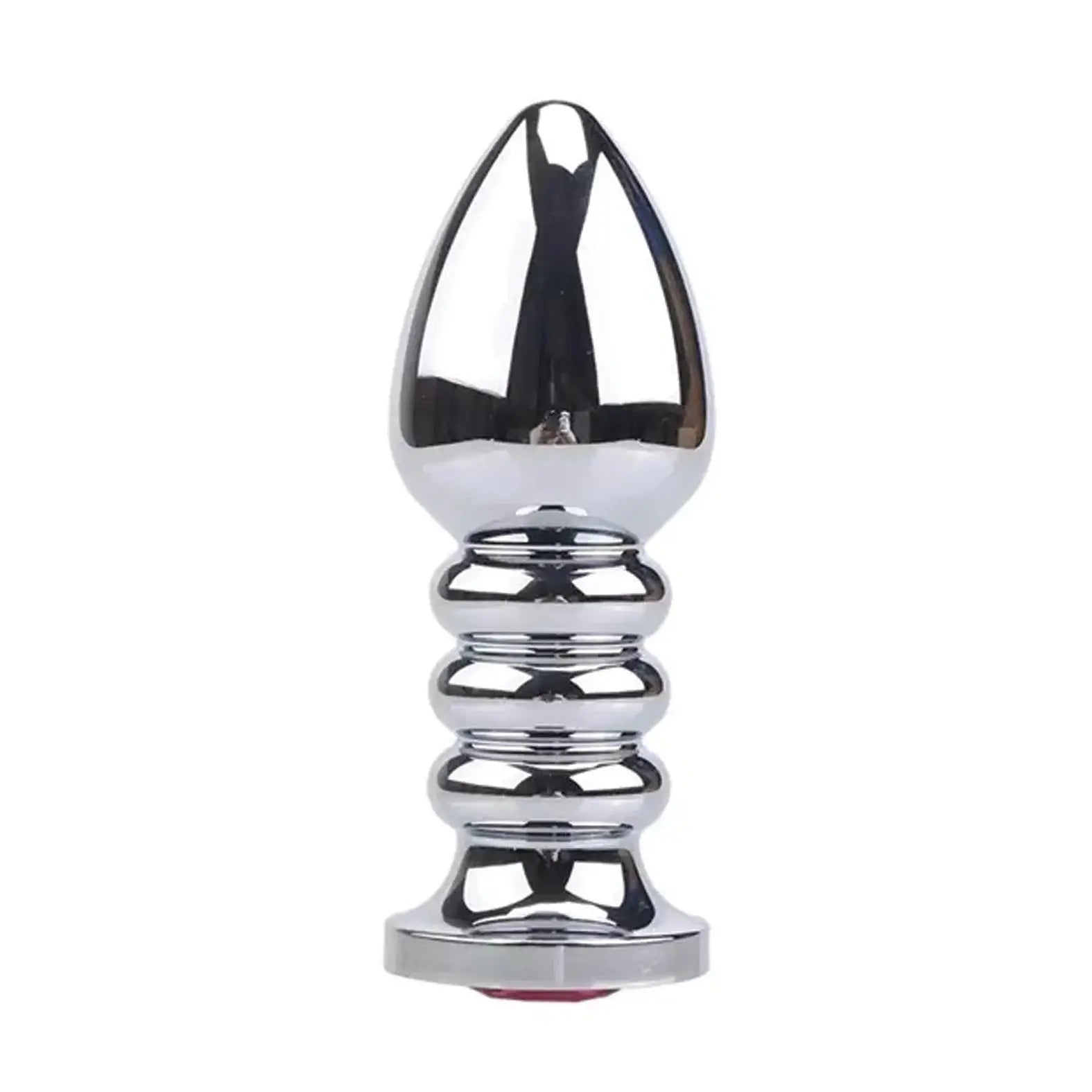 Gender Fluid Excite! Extendo Aluminum Alloy Plug - Silver - Butt