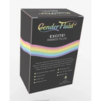 Gender Fluid Excite! Ribbed Aluminum Alloy Plug - Silver - Butt