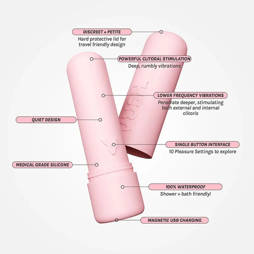 Vush™ Gloss Bullet Vibrator - Rolik®