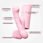 Vush™ Glow Rabbit Vibrator - Rolik®