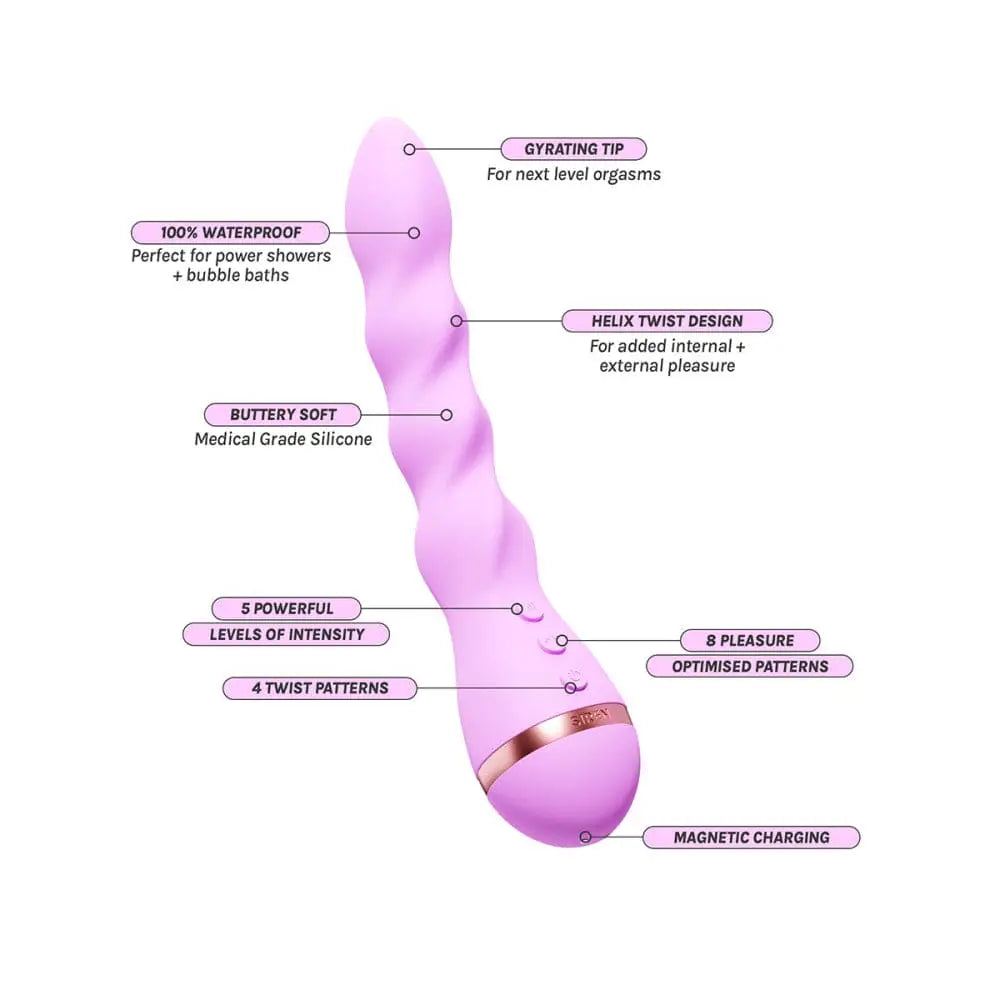 Vush™ Siren Twist Vibrator - Rolik®
