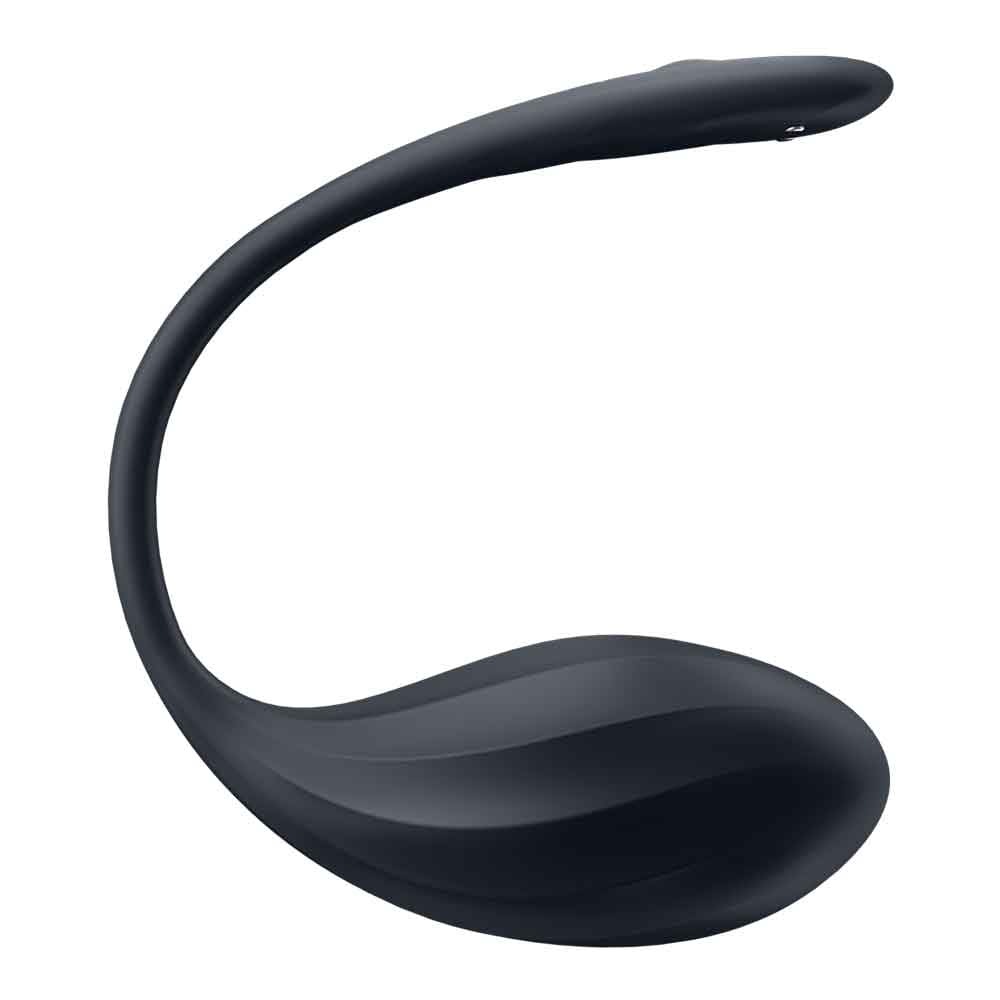 Satisfyer Ribbed Petal Smart Remote Wearable Vibrator Black - Rolik®