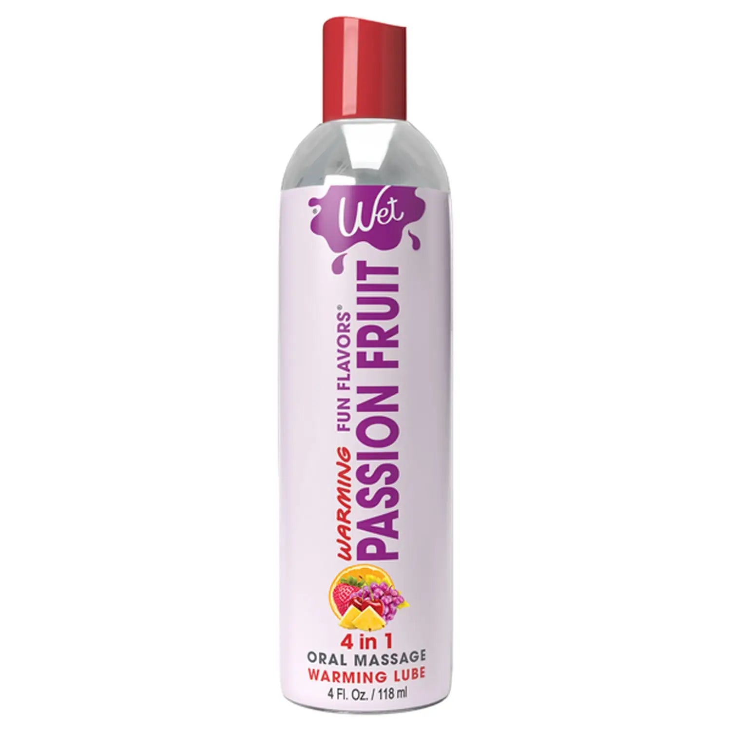 Warming Fun Flavors 4 - In - 1 Lubricant - Passion Fruit / fl. oz.