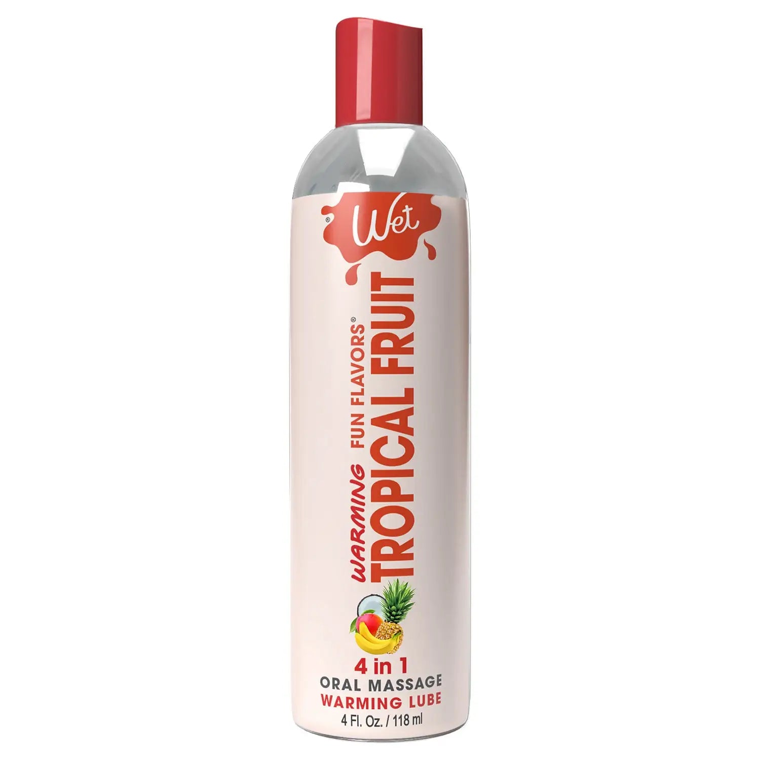 Warming Fun Flavors 4 - In - 1 Lubricant - Tropical Fruit / fl. oz.