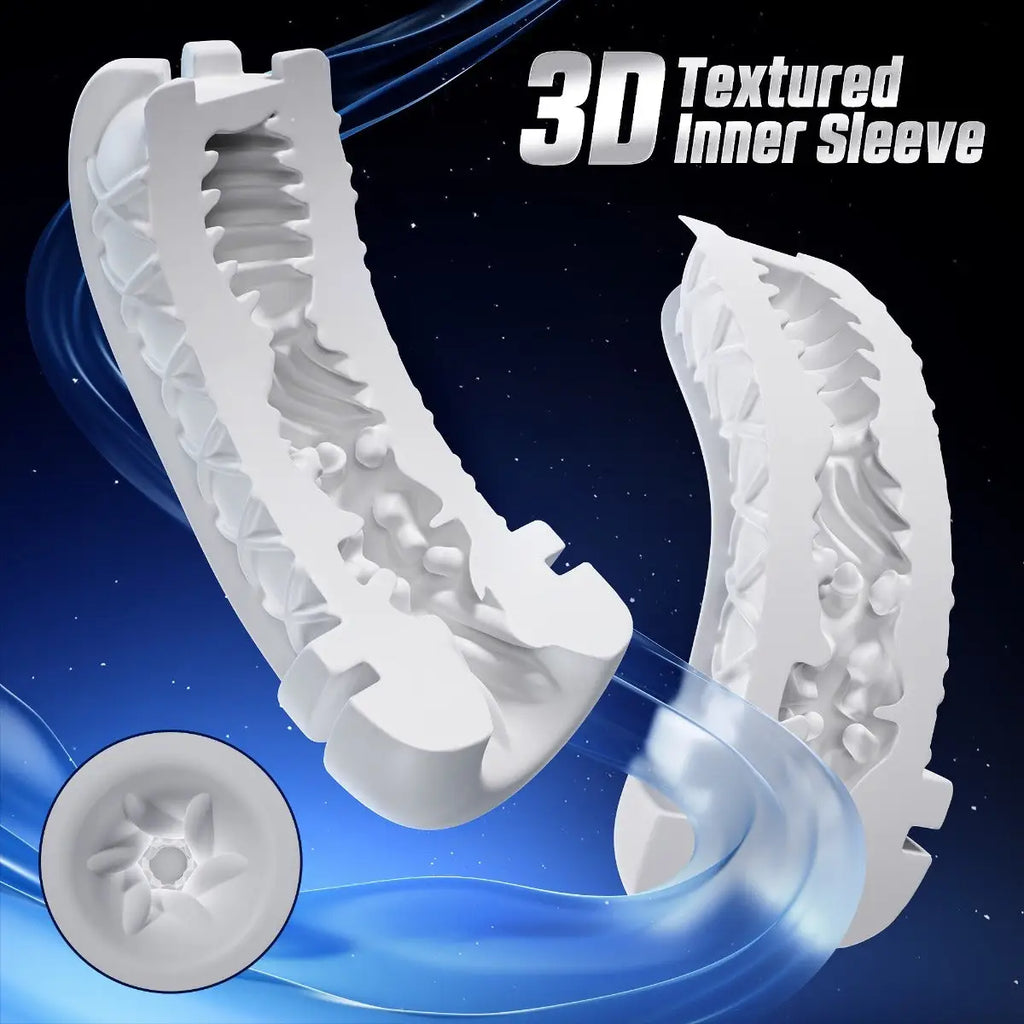 The Warrior Sucking & Vibrating Masturbator - Black