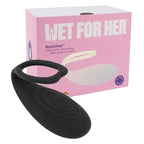 RockHer® 2.0 Mini Scissoring Vibrator with Remote Control Black - Rolik®