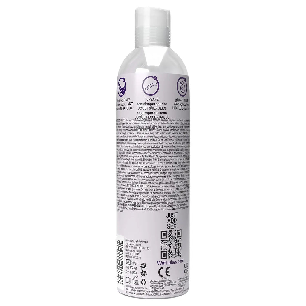 Hybrid Luxury Water/Silicone Lubricant