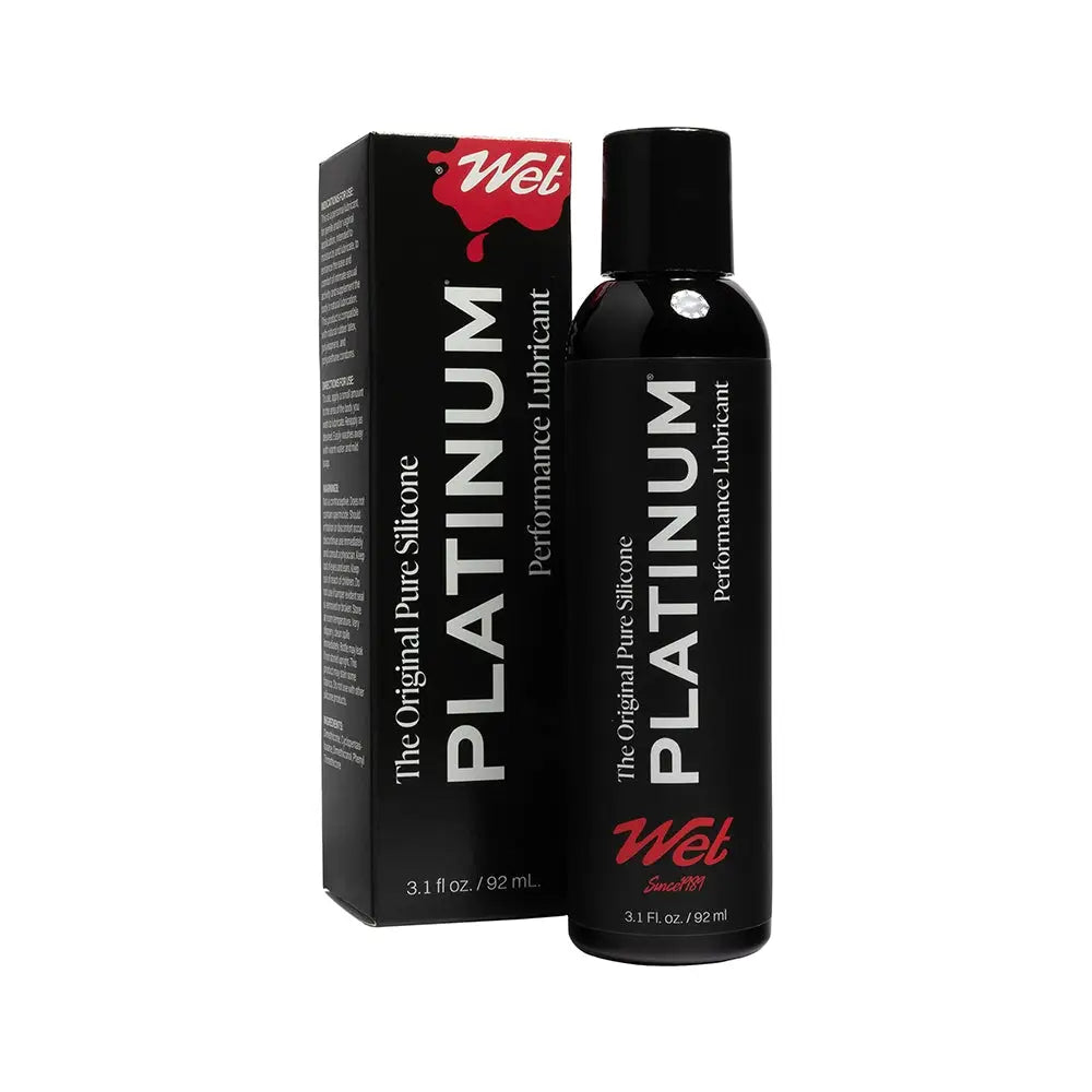 Wet® Lubricants Platinum Luxury Silicone-Based Personal Lubricant 3.1 fl. oz.