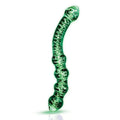 Glow in the Dark Whipsmart Dual Ended Beaded Glass Dildo