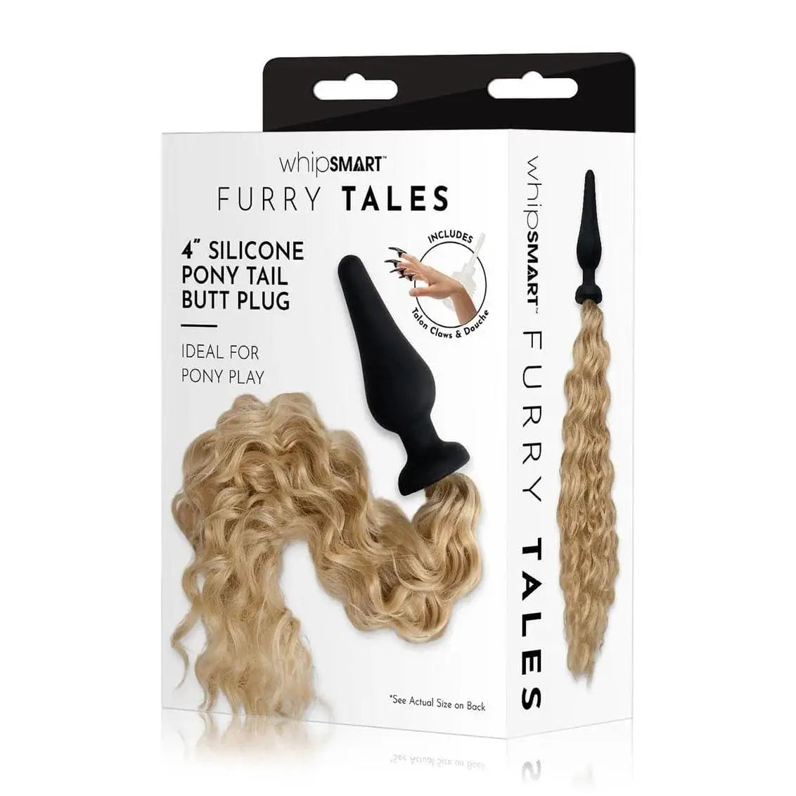 WhipSmart™ Furry Tales Silicone Plug With Blondie Pony Tail - Rolik®