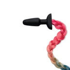 WhipSmart™ Furry Tales Silicone Plug With Rainbow Tail - Rolik®
