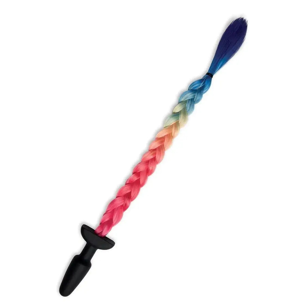 WhipSmart™ Furry Tales Silicone Plug With Rainbow Tail - Rolik®