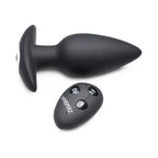 Whisperz™ Voice Activated 10X Vibrating Butt Plug with Remote - Black