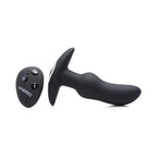 Whisperz™ Voice Activated 10X Vibrating Prostate Plug with Remote - Black - Anal Probe
