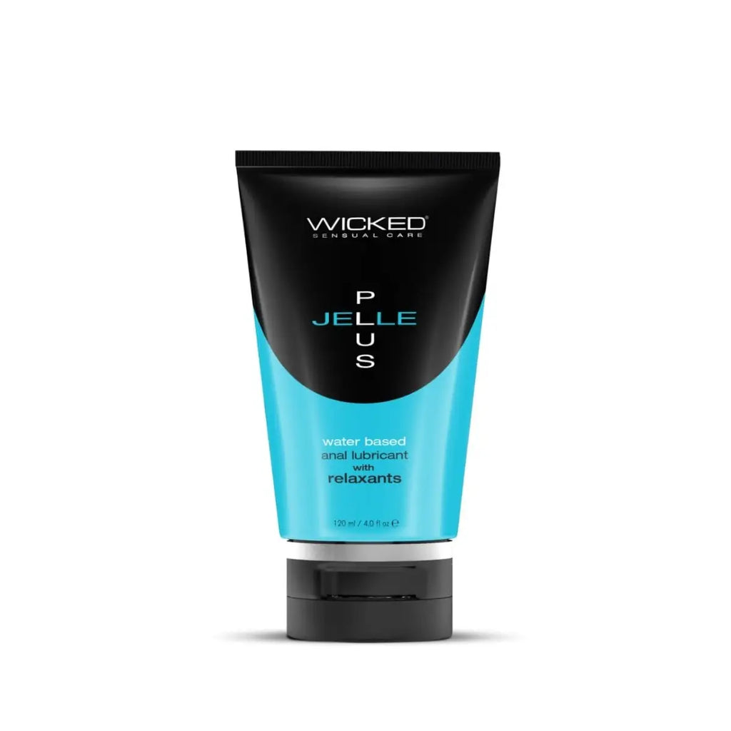 Wicked® Jelle Plus Water - Based Anal Lubricant with Relaxants - Rolik®