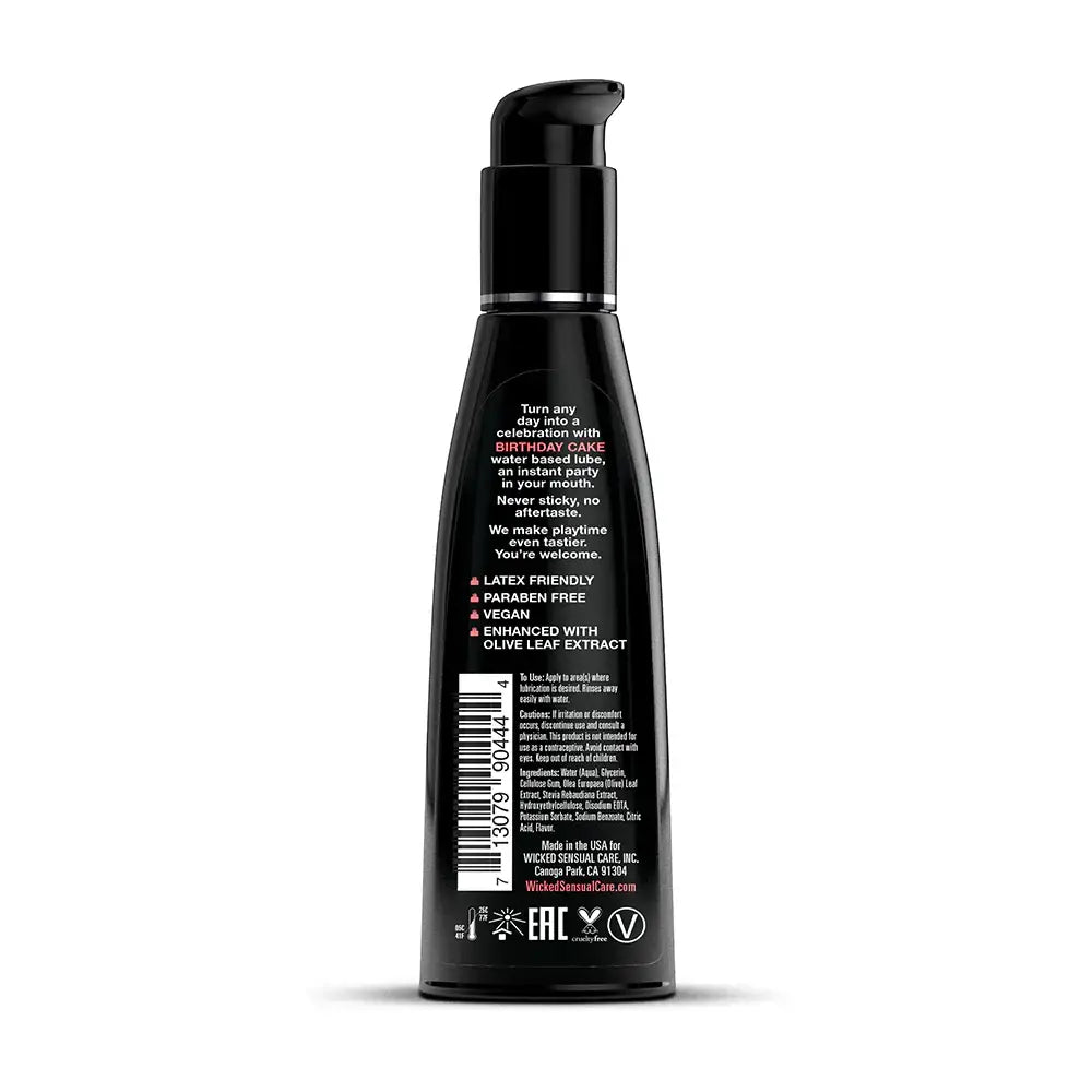 Aqua Flavored Water - Based Lubricant