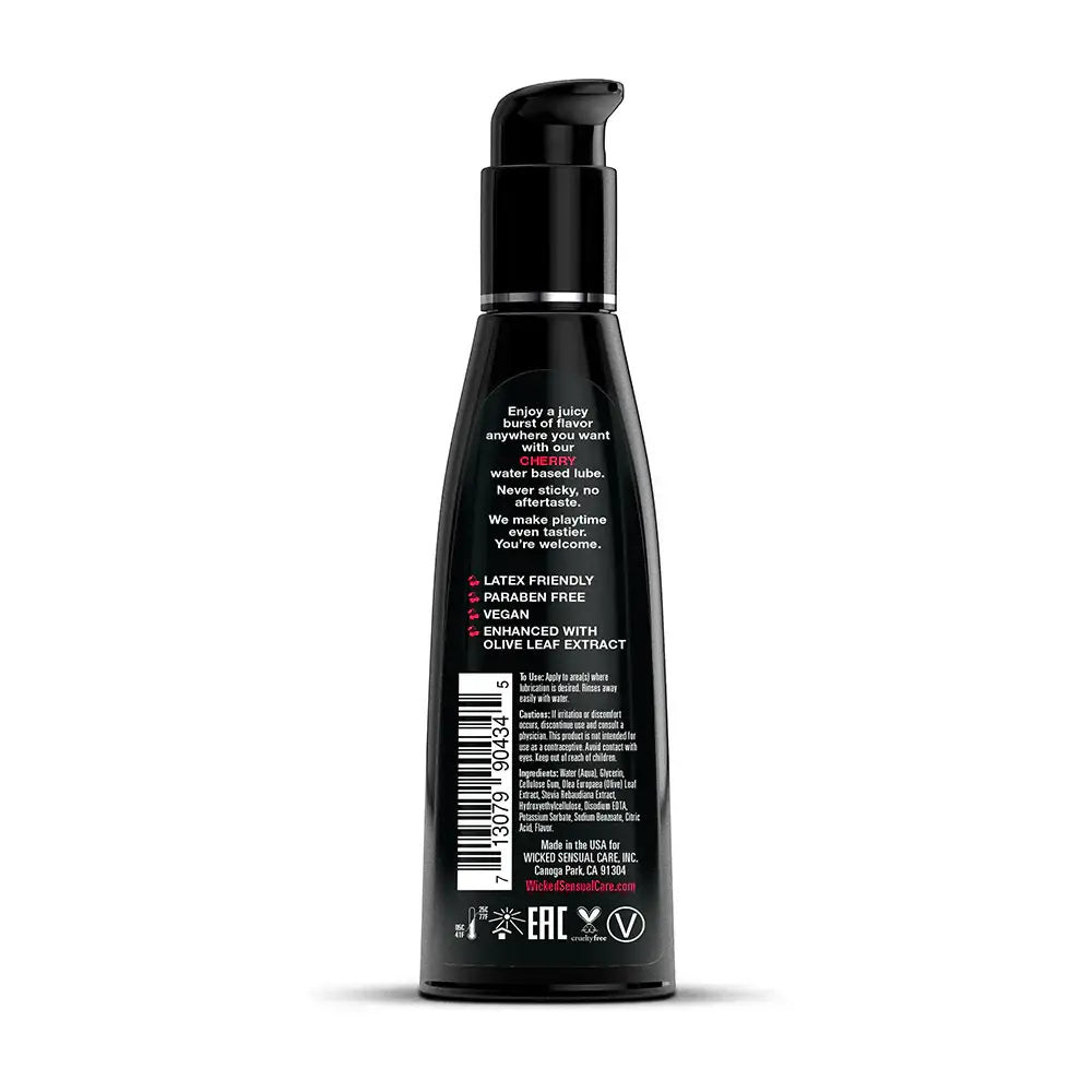 Aqua Flavored Water - Based Lubricant