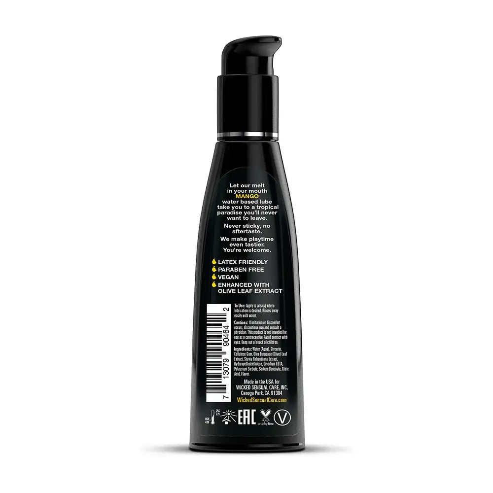 Aqua Flavored Water - Based Lubricant