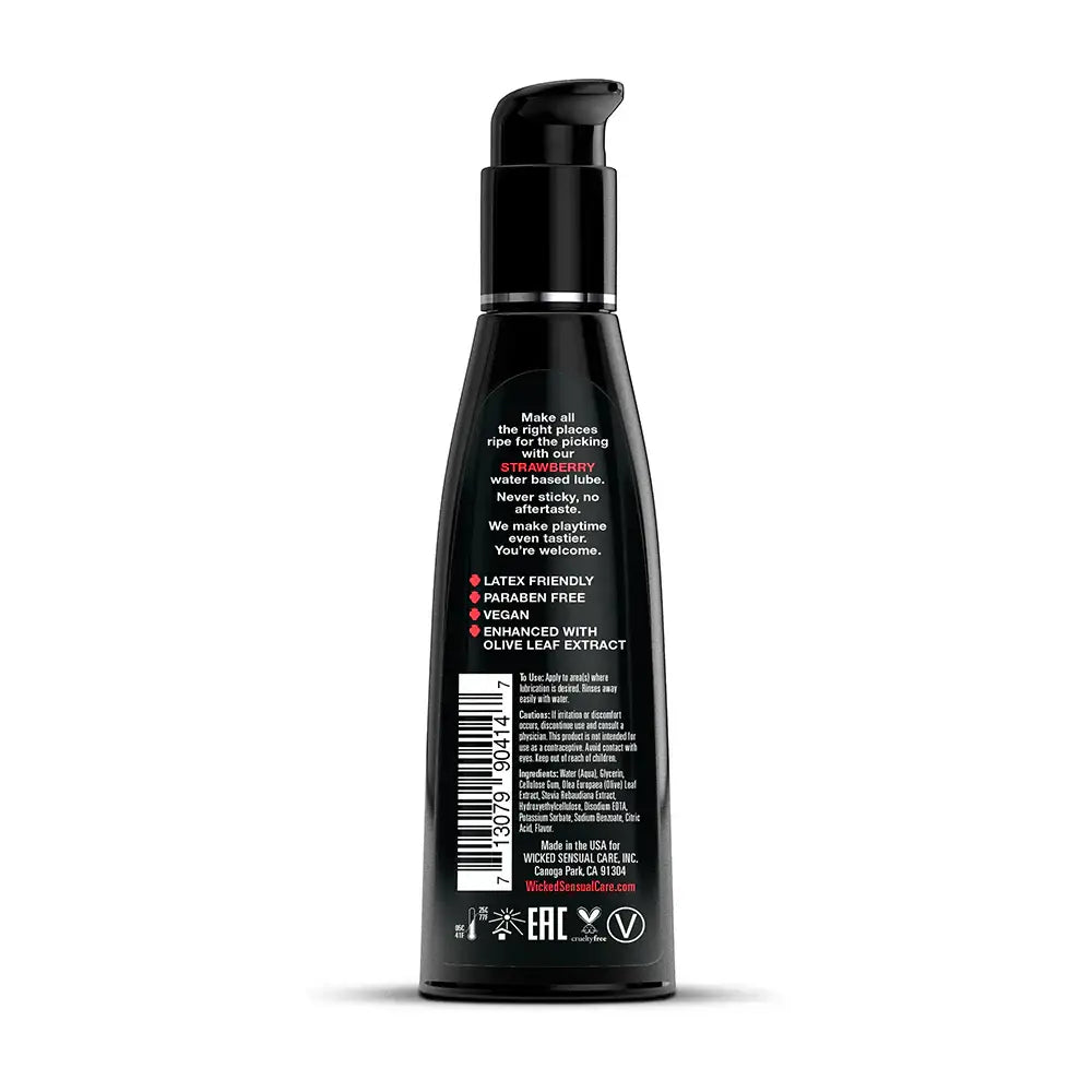Aqua Flavored Water - Based Lubricant