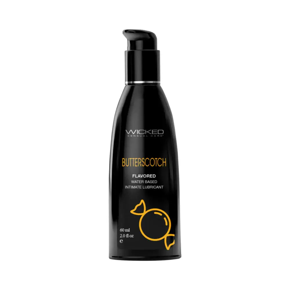 Aqua Flavored Water - Based Lubricant - Butterscotch