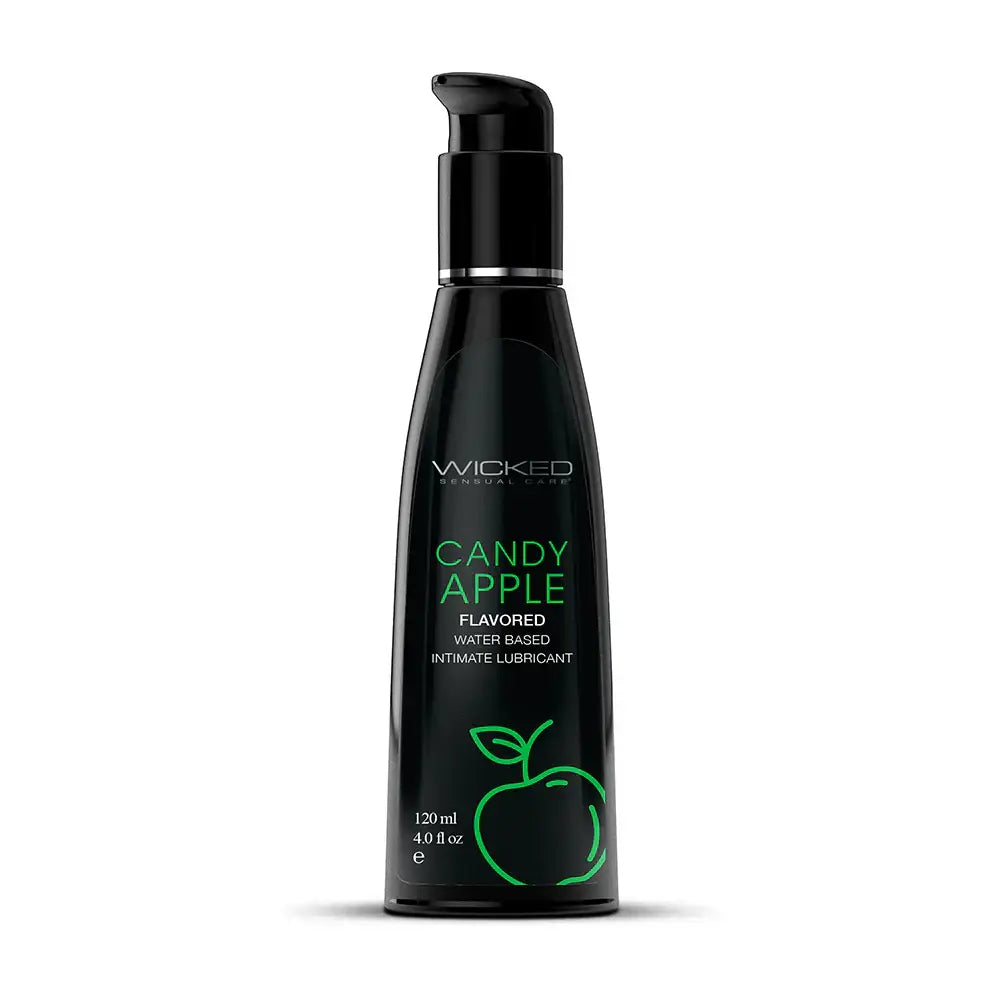 Aqua Flavored Water - Based Lubricant - Candy Apple
