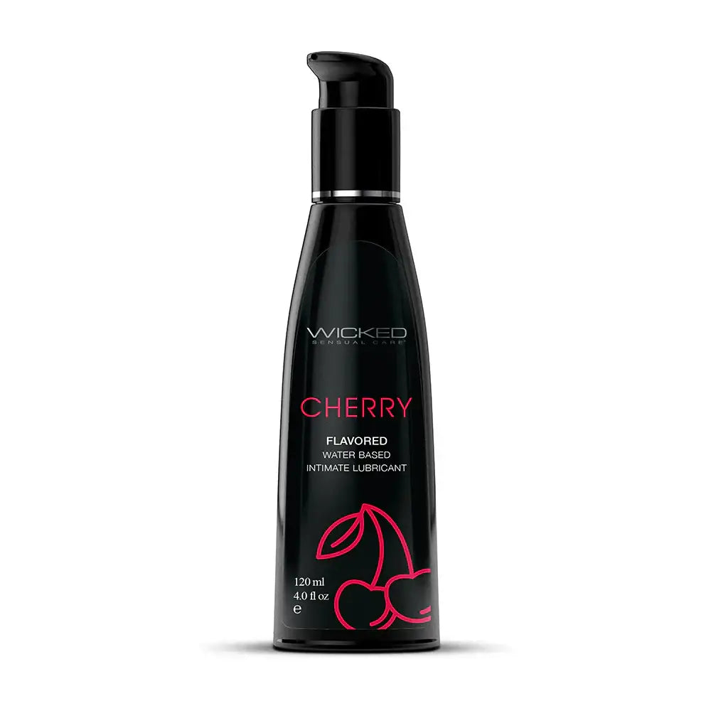 Aqua Flavored Water - Based Lubricant - Cherry