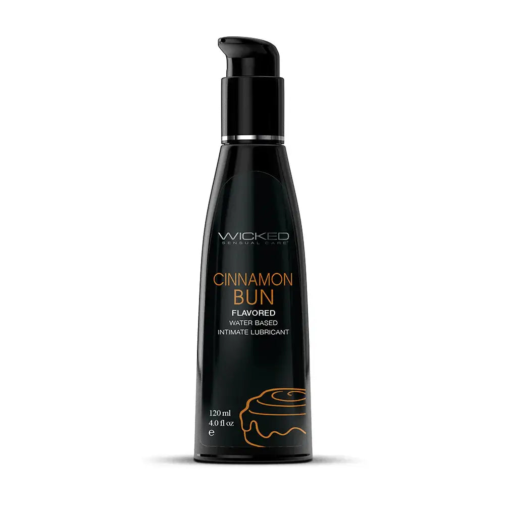 Aqua Flavored Water - Based Lubricant - Cinnamon Bun