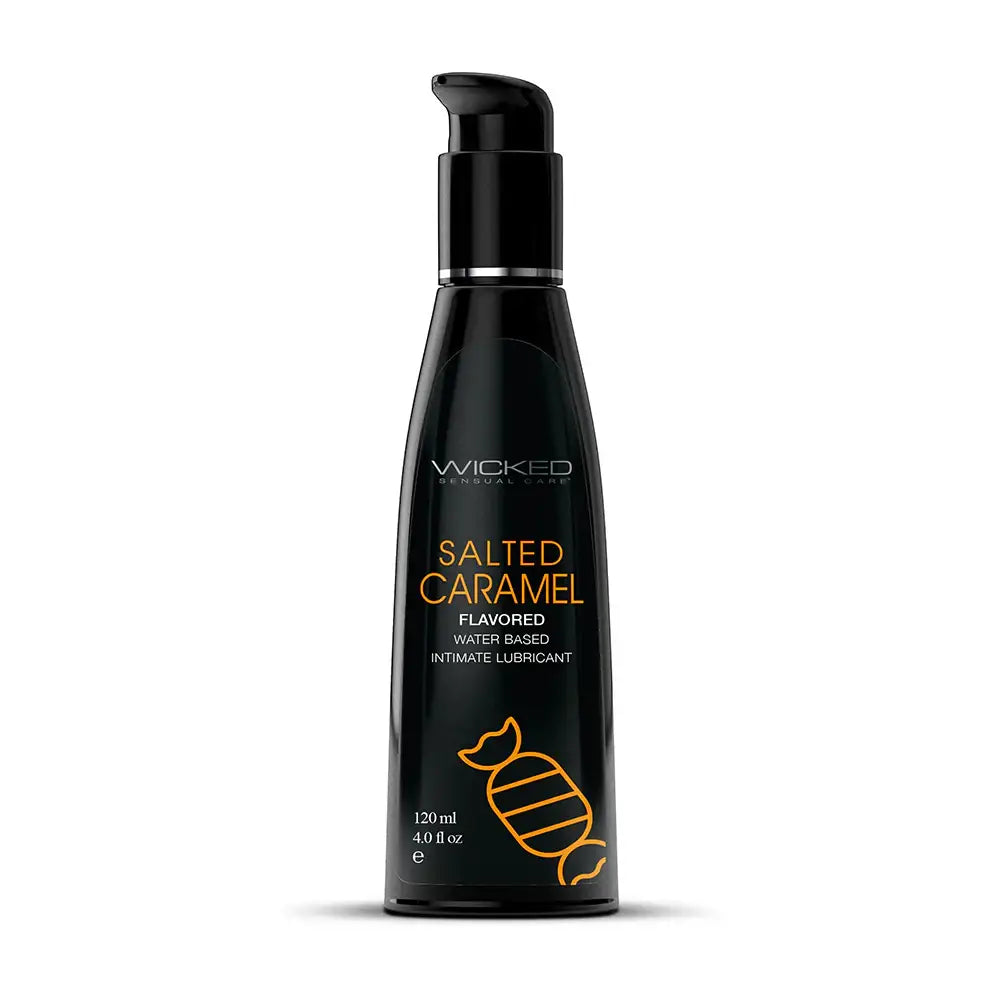 Aqua Flavored Water - Based Lubricant - Salted Caramel