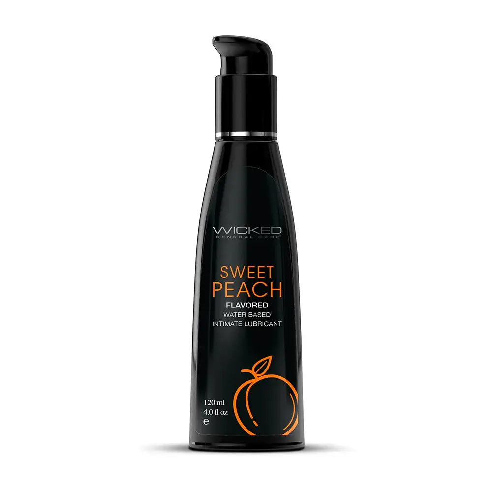Aqua Flavored Water - Based Lubricant - Sweet Peach