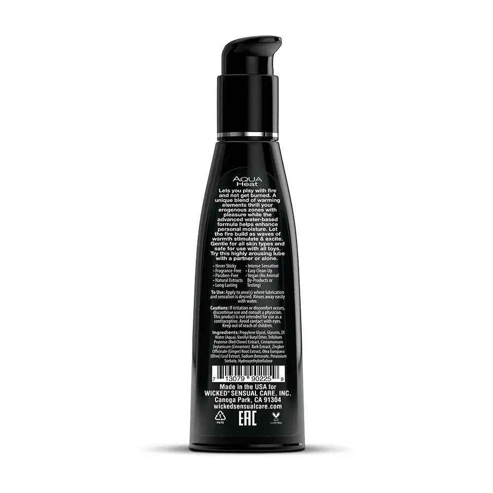 Aqua Heat Warming Water - Based Lubricant