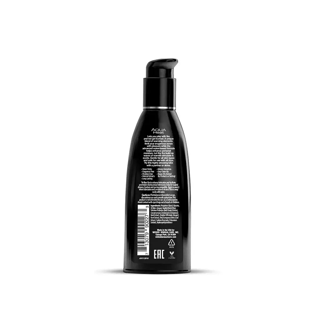 Aqua Heat Warming Water - Based Lubricant