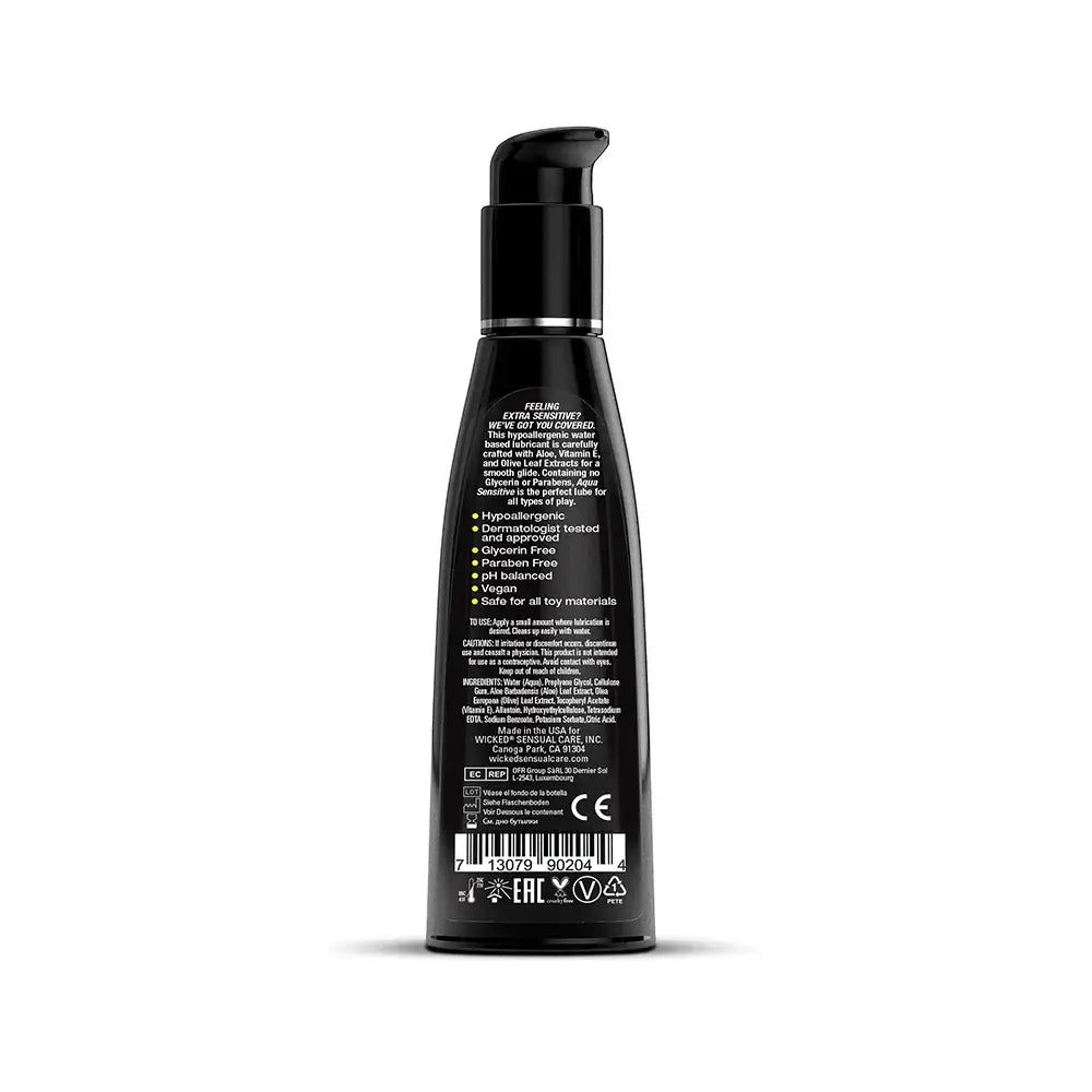 Aqua Sensitive Water - Based Lubricant