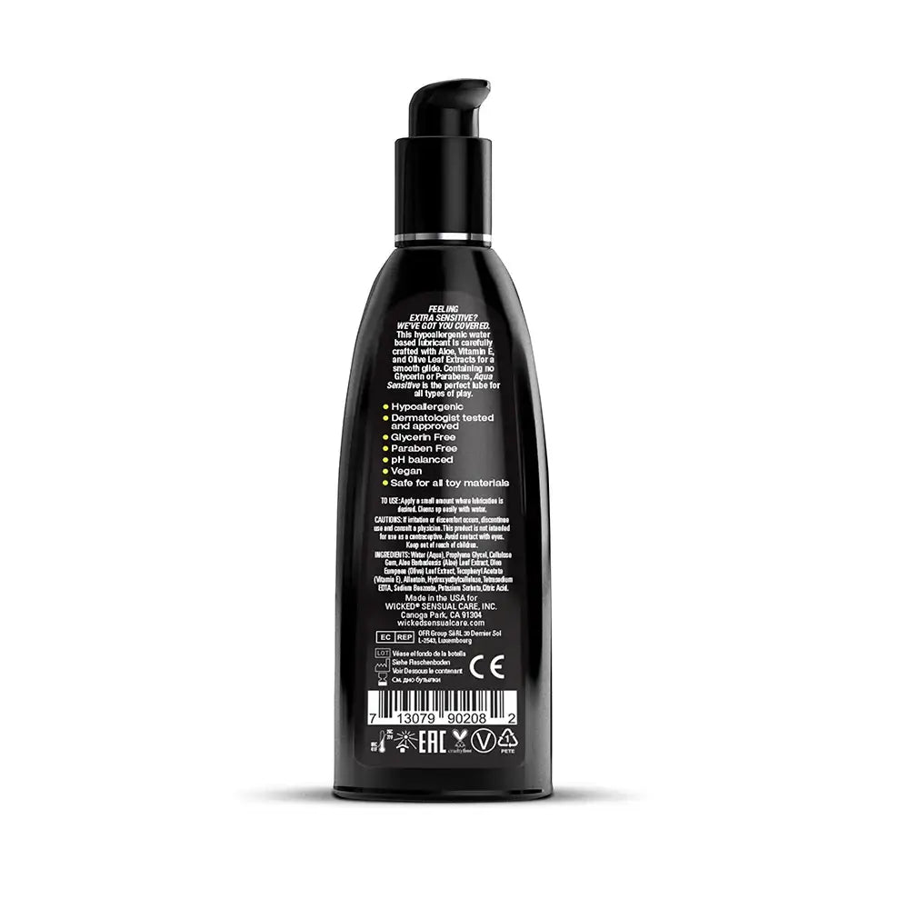 Aqua Sensitive Water - Based Lubricant