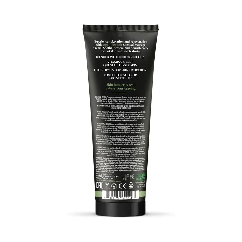 Wicked® Sage + Sea Salt Sensual Massage Cream - Rolik®