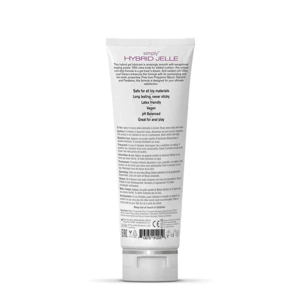 Simply® Hybrid Jelle Lubricant - 4 fl. oz.