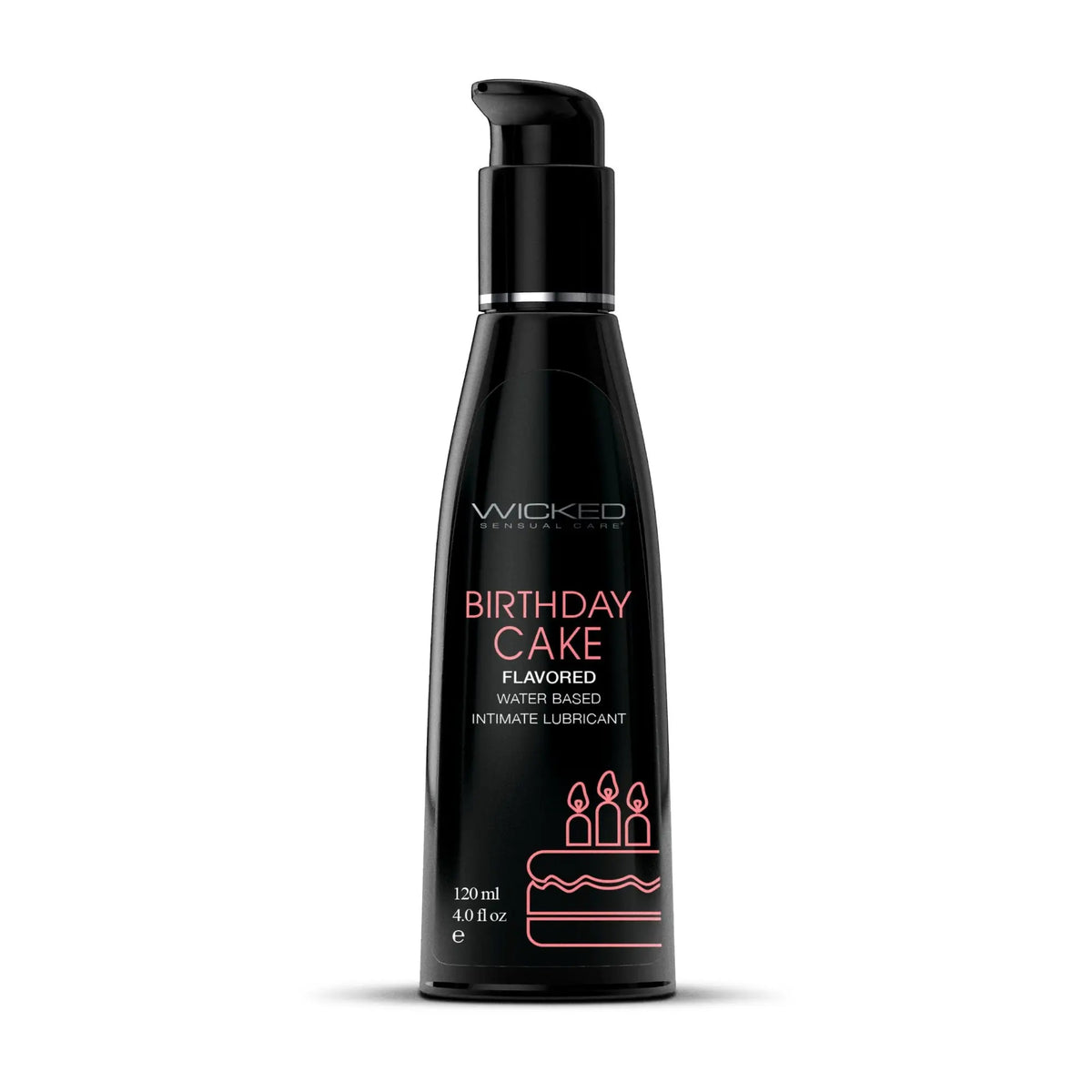 Wicked® Sensual Care Wicked Aqua Flavored Water-Based Lubricant Birthday Cake