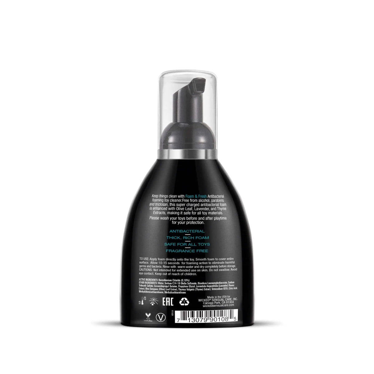Wicked® Sensual Care Wicked Foam N Fresh Antibacterial Foaming Toy Cleaner 8 fl. oz.
