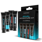 Wicked® Sensual Care Wicked Jelle Anal Adventure Kit - 4 Formula Variety Pack with Relaxants